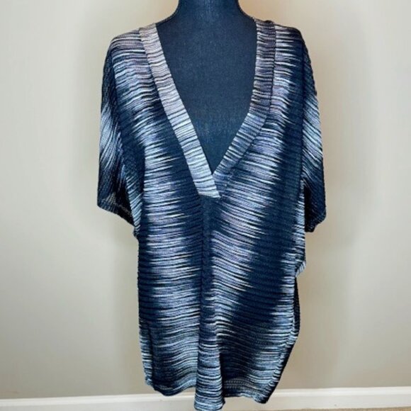 Jordan Taylor Black & White Bathing Suit Coverup - Size M - excellent condition - Picture 1 of 3